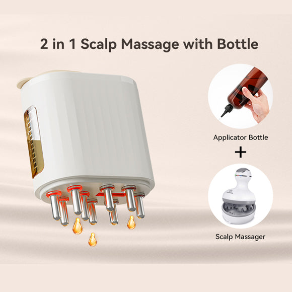 Lushroot Scalp Reset™ — 2-in-1 Scalp Massager & Hair Oil Applicator